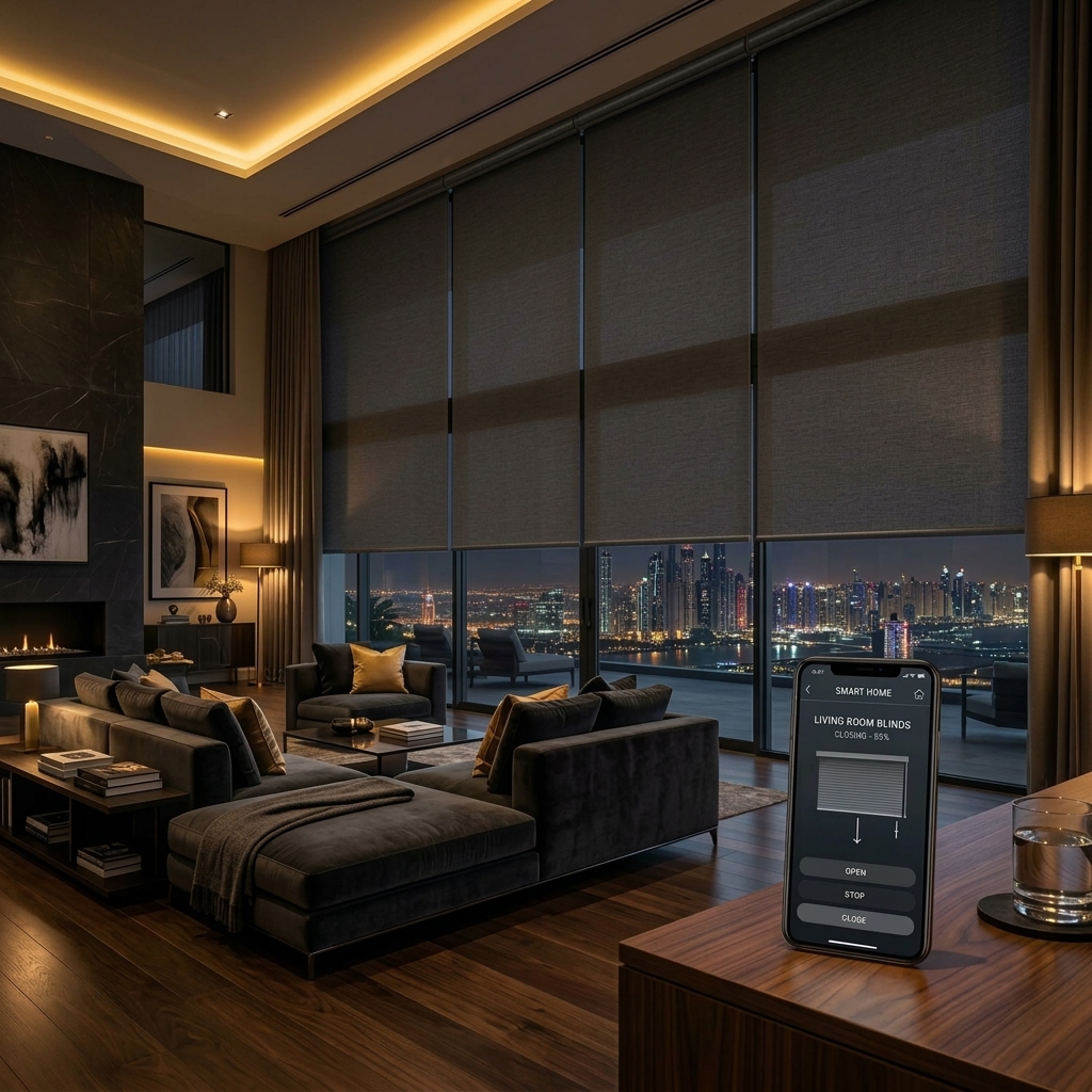 Motorized Blinds Dubai for Villas