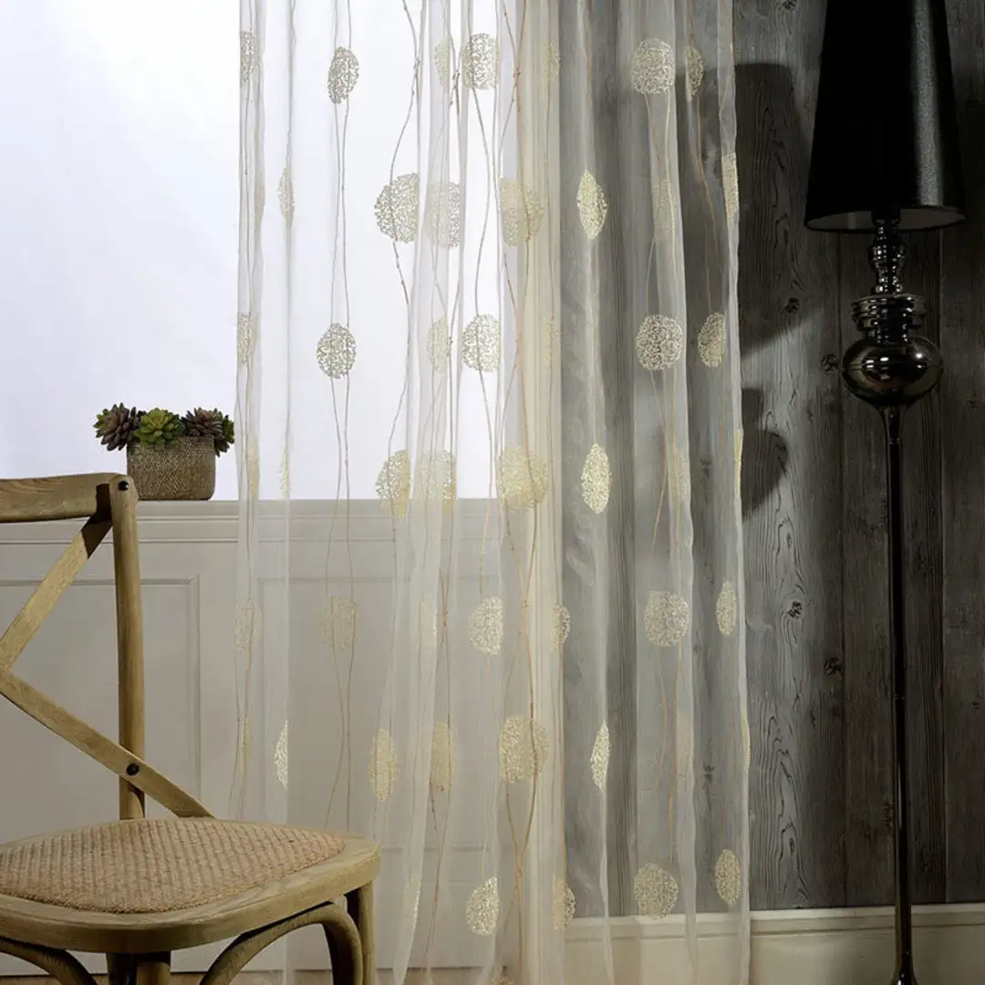 Luxury Organza Sheer Curtains Dubai