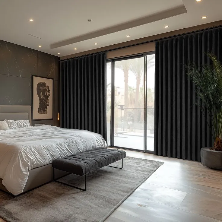 Soundproof Motorized Curtains Dubai