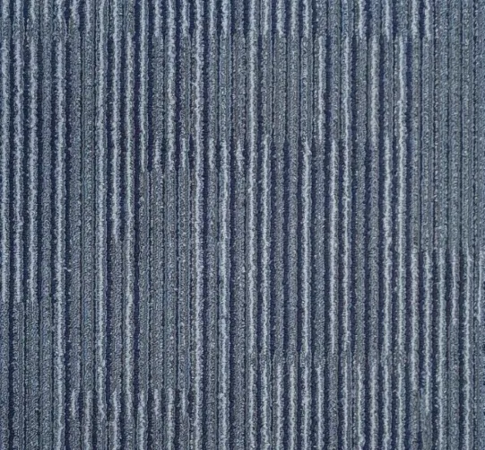 Navy Ribbed Carpet