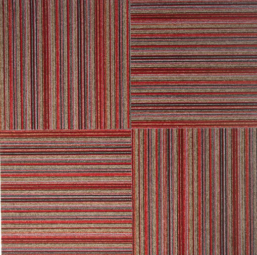 Crimson Stripe Carpet