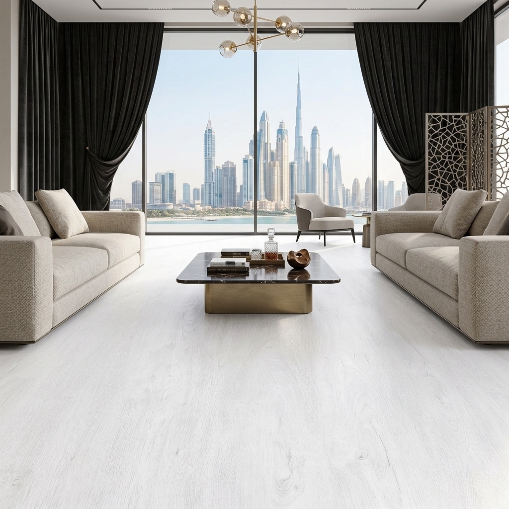 Pearl White LVT