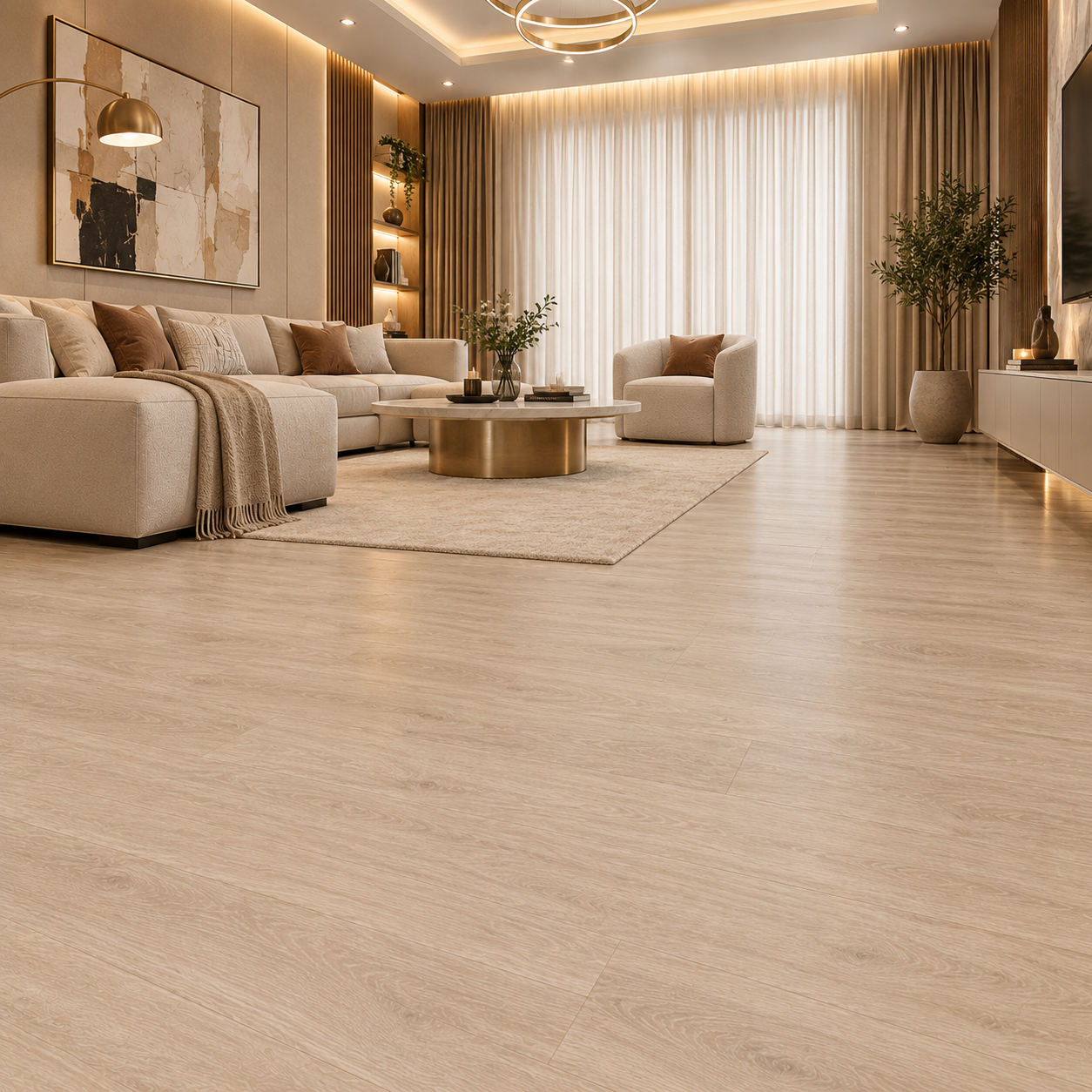 Cream Oak Laminate