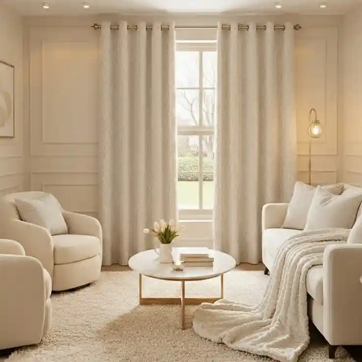 Modern Eyelet Curtains Dubai