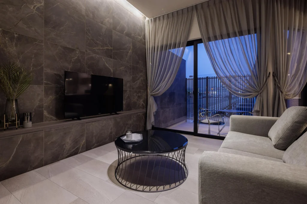elegant sheer curtains Dubai