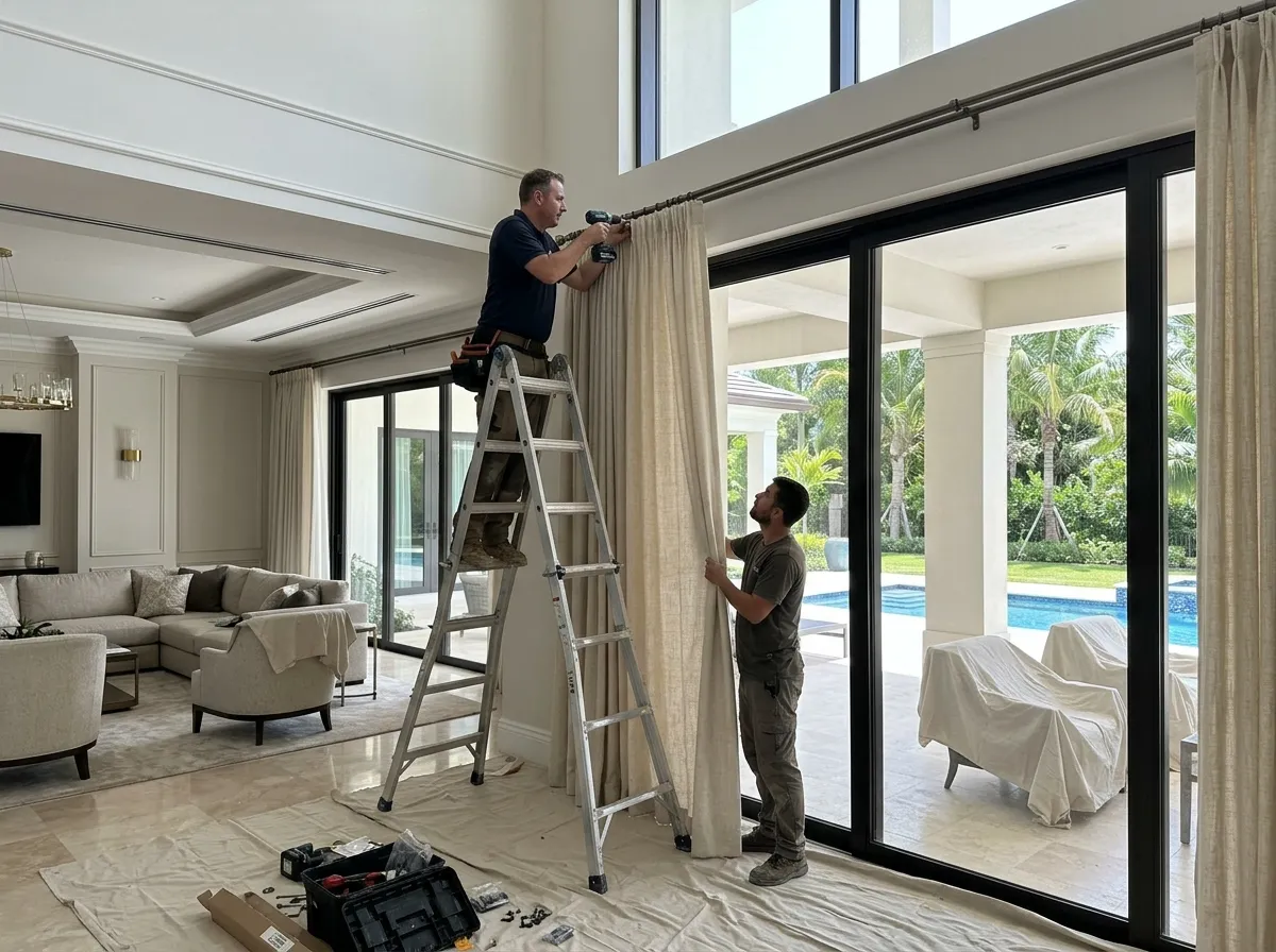 best Curtains installation company dubai