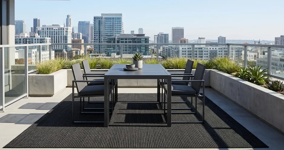 Graphite Weave Carpet